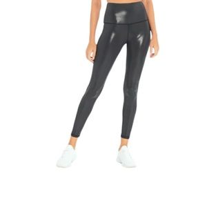 NWT Cycle House by Marika Black Ombré Matte Foil legging. Size S.